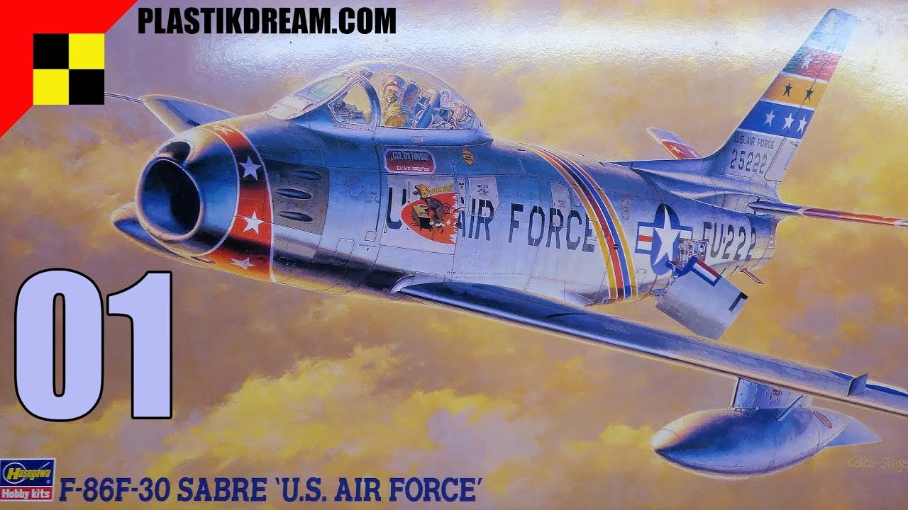 🎨 #Plastikdream Maquette: Peinture métal sur F-86 Sabre Part 01