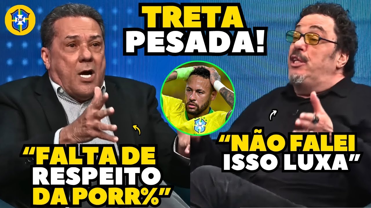 TRETA! LUXEMBURGO E CASAGRANDE DlSCUTEM AO VIVO SOBRE SELEÇÃO BRASILEI!!