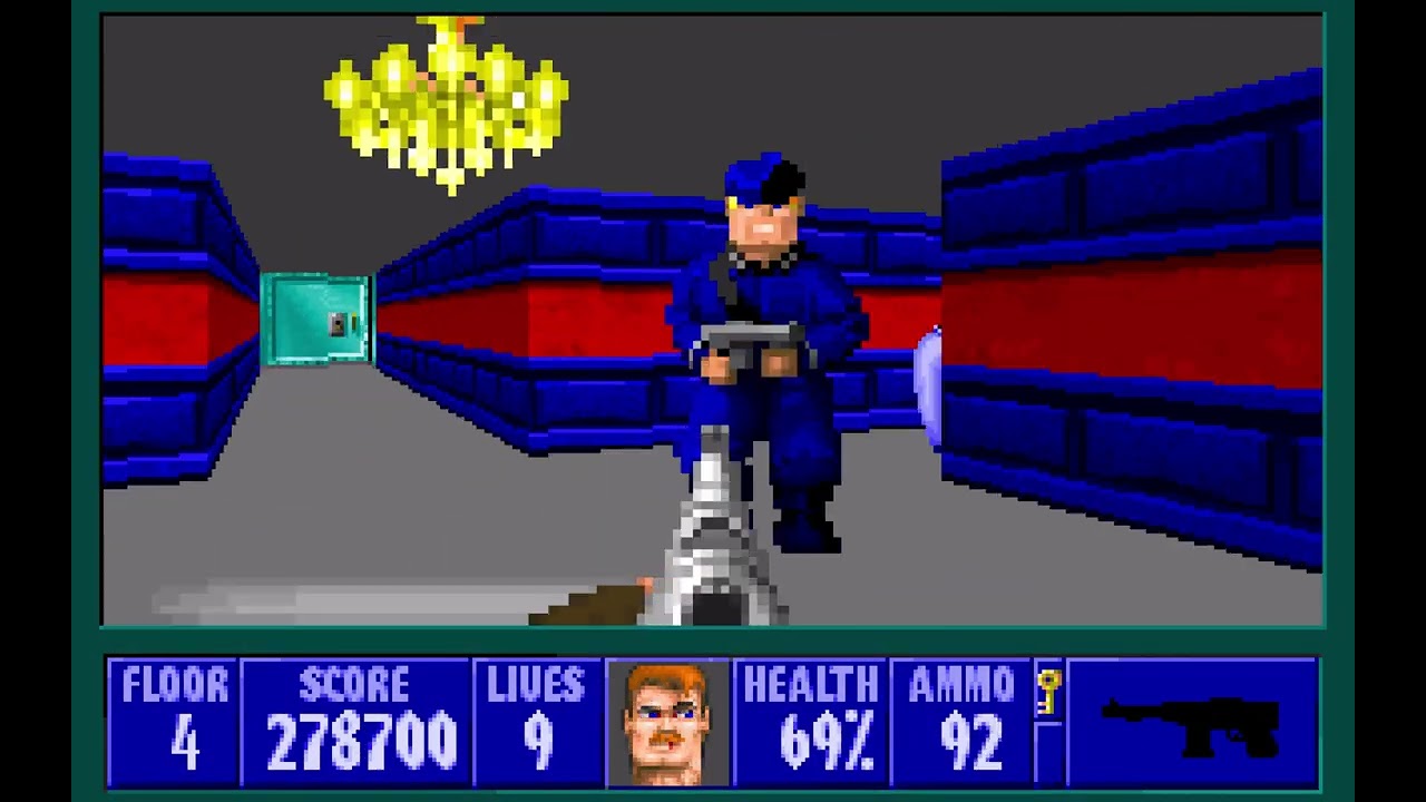 Super Shareware Wolf II: The Extra Levels - E1M4 [Wolfenstein 3D Mod] | 4K/60