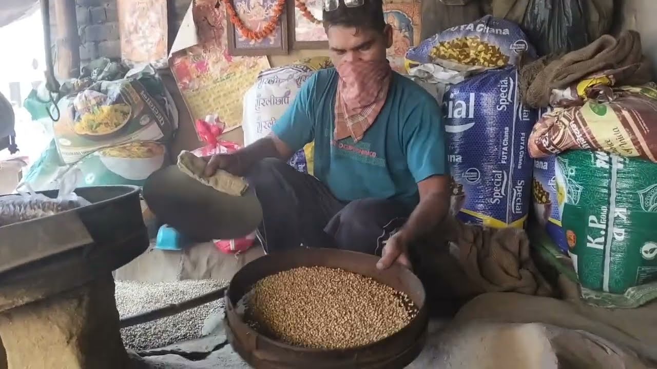 How did barley roasted | Indian traditional style barley roast
