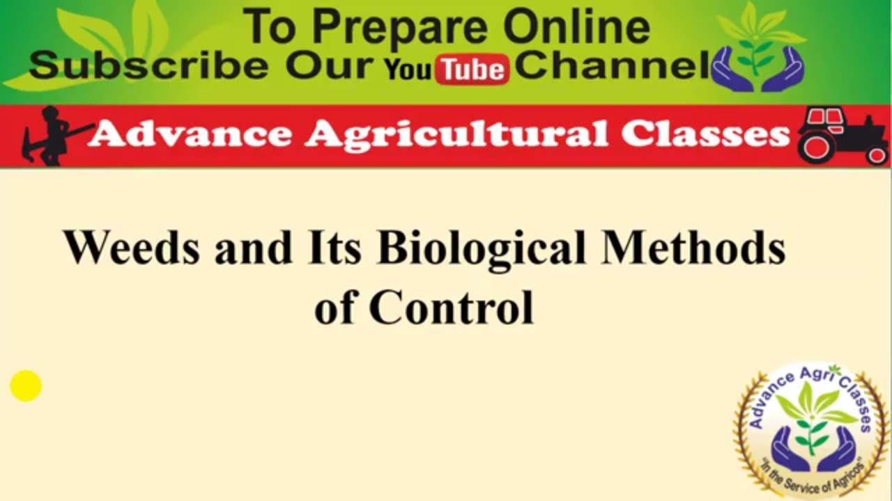 Biological Methods of Weed Control