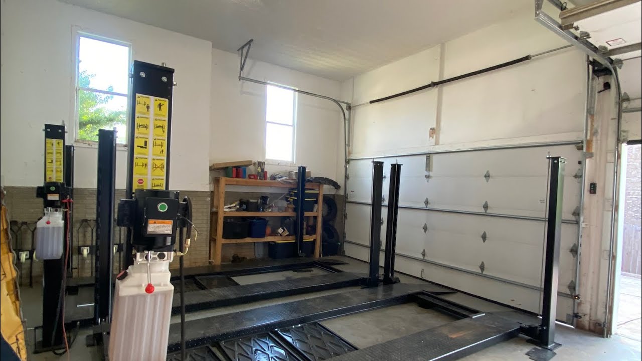 HIGH LIFT TRACKS INSTALLED IN MY GARAGE