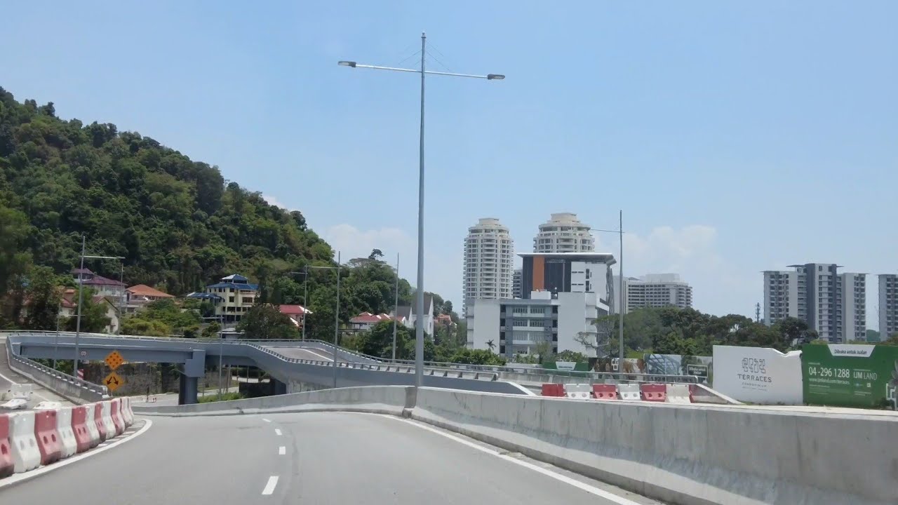 [DRIVING] Penang Road View  'Ayre Itam' to 'Bukit Jambul'