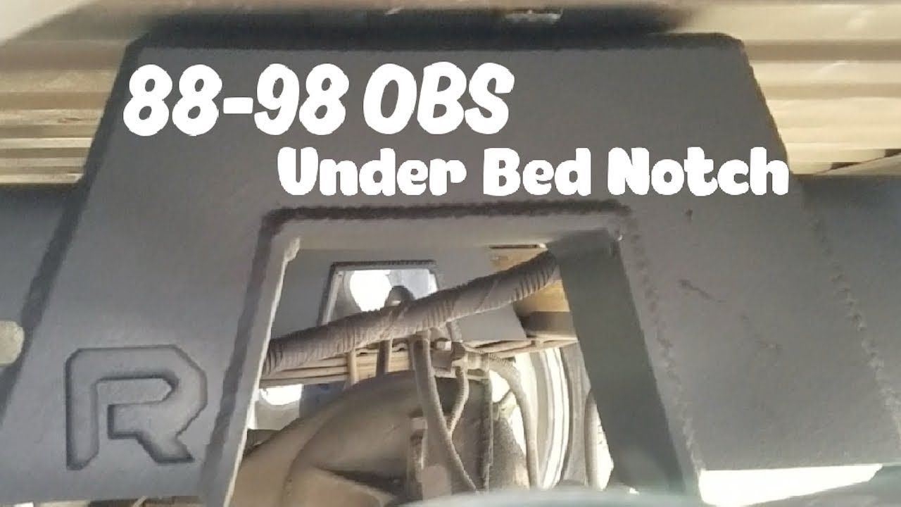 1988-1998 Under Bed Notch Installation Guide Silverado Sierra Reklez Suspension Works