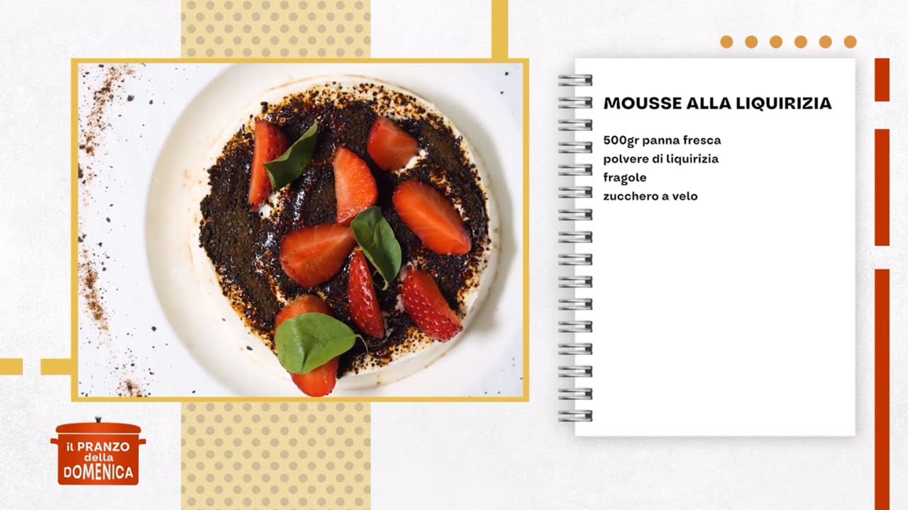 Mousse alla liquirizia - 𝗜𝗹 𝗽𝗿𝗮𝗻𝘇𝗼 𝗱𝗲𝗹𝗹𝗮 𝗱𝗼𝗺𝗲𝗻𝗶𝗰𝗮