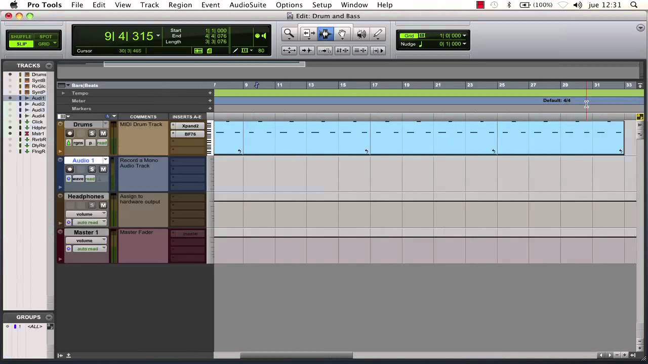 Tutorial Pro Tools 9 en Español-  Explorando las ventanas I