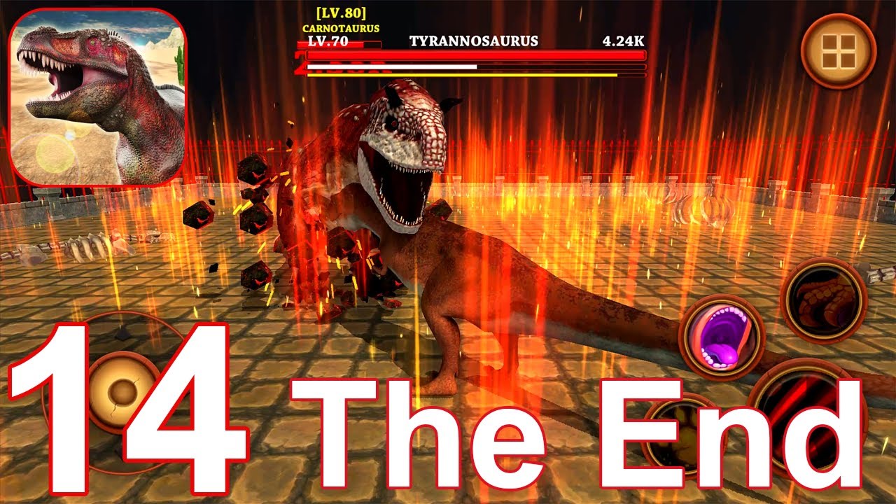 Tyrannosaurus Rex Simulator 3D - Gameplay Walkthrough - (iOS, Android) Part 14