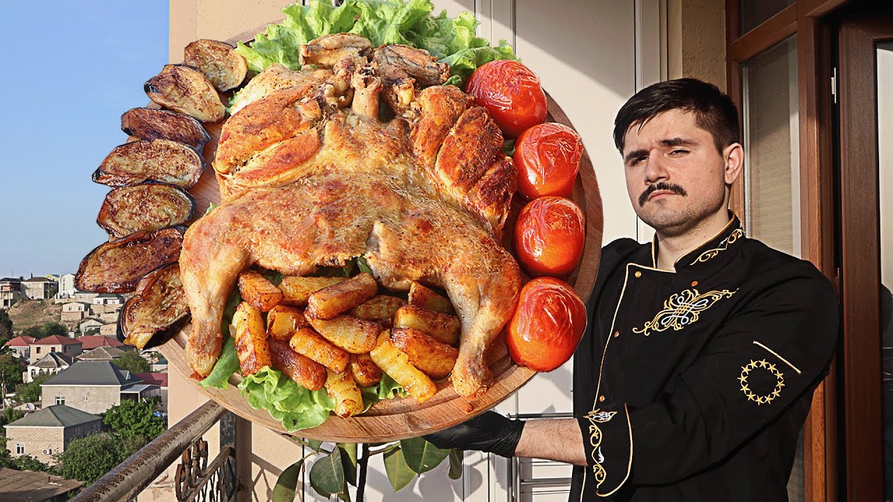 ОДНА СКОВОРОДКА | 20 МИНУТ | НЕВЕРОЯТНАЯ ЖАРЕНАЯ КУРИЦА ТАБАКА!🔥🔥🔥