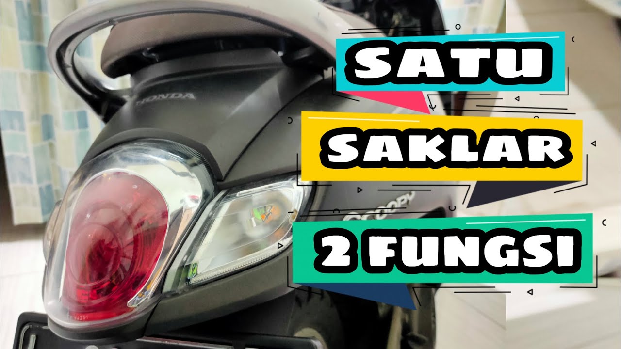 Cara mematikan lampu depan dan belakang dengan 1 saklar