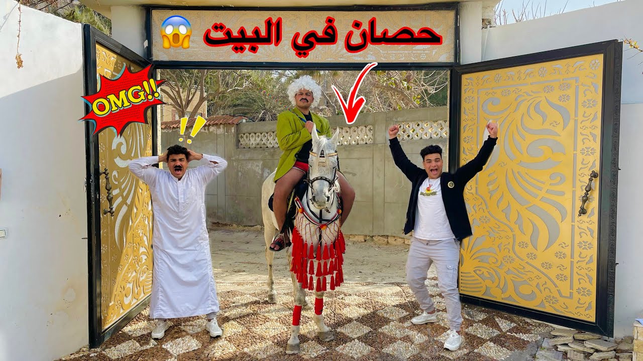 لما جدك يجيبلكم حصان في البيت😂🐎 | سيف عماد