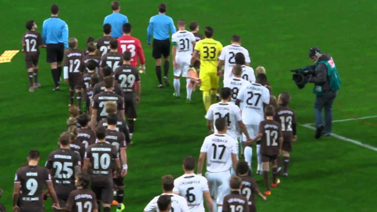FC St.Pauli : SV Sandhausen 25.10.2013 Einlaufkinder