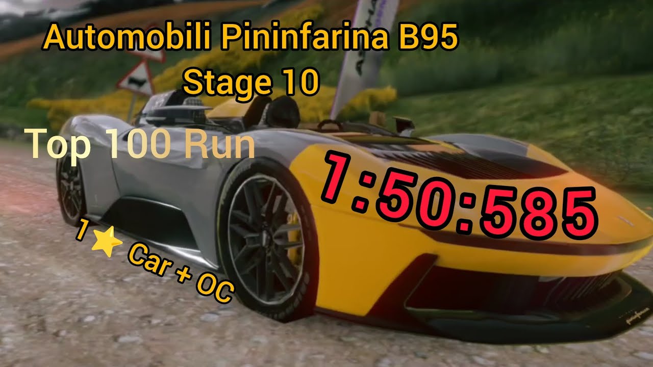 1:50:585 (1⭐ +OC) | Automobili Pininfarina B95 Stage 10 | Asphalt Legends 