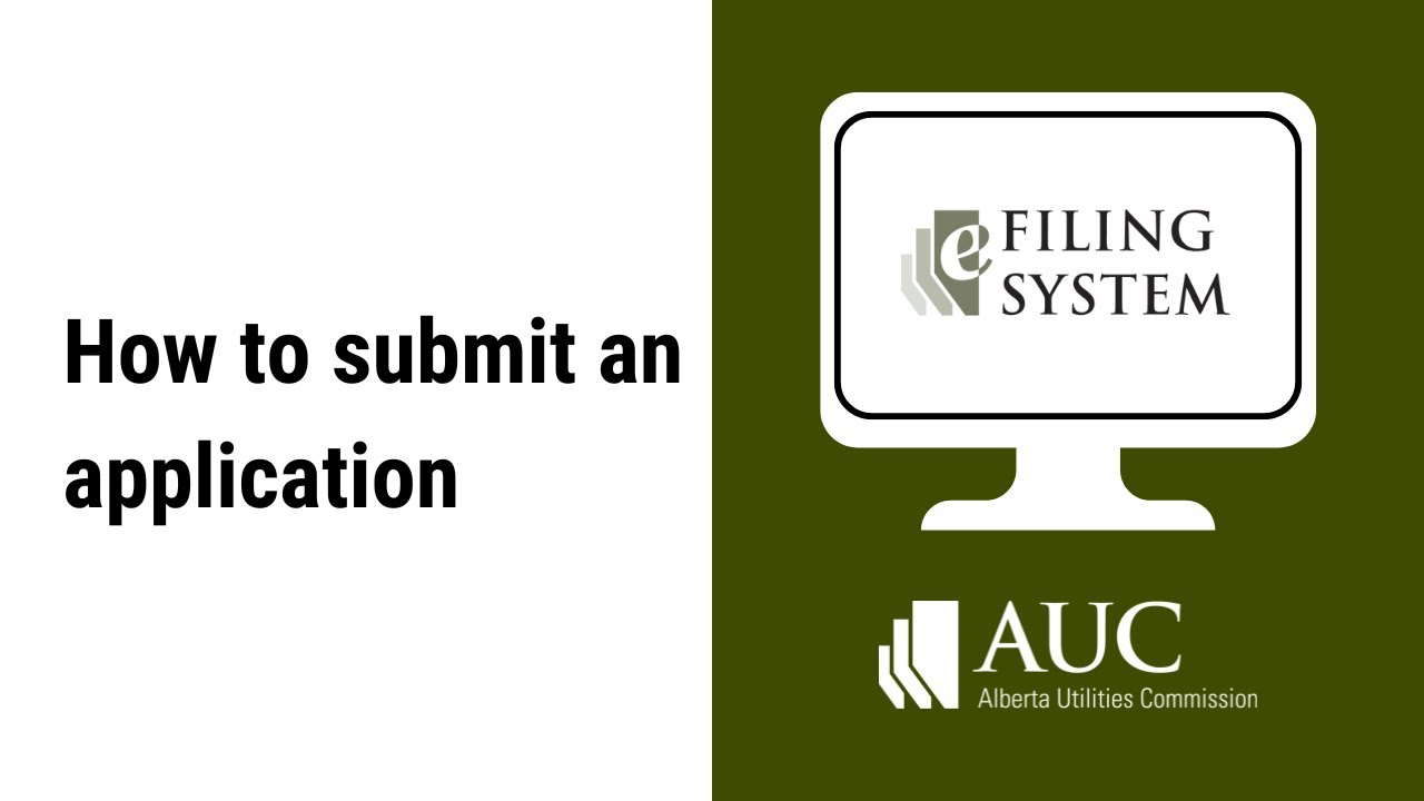 How to submit an application