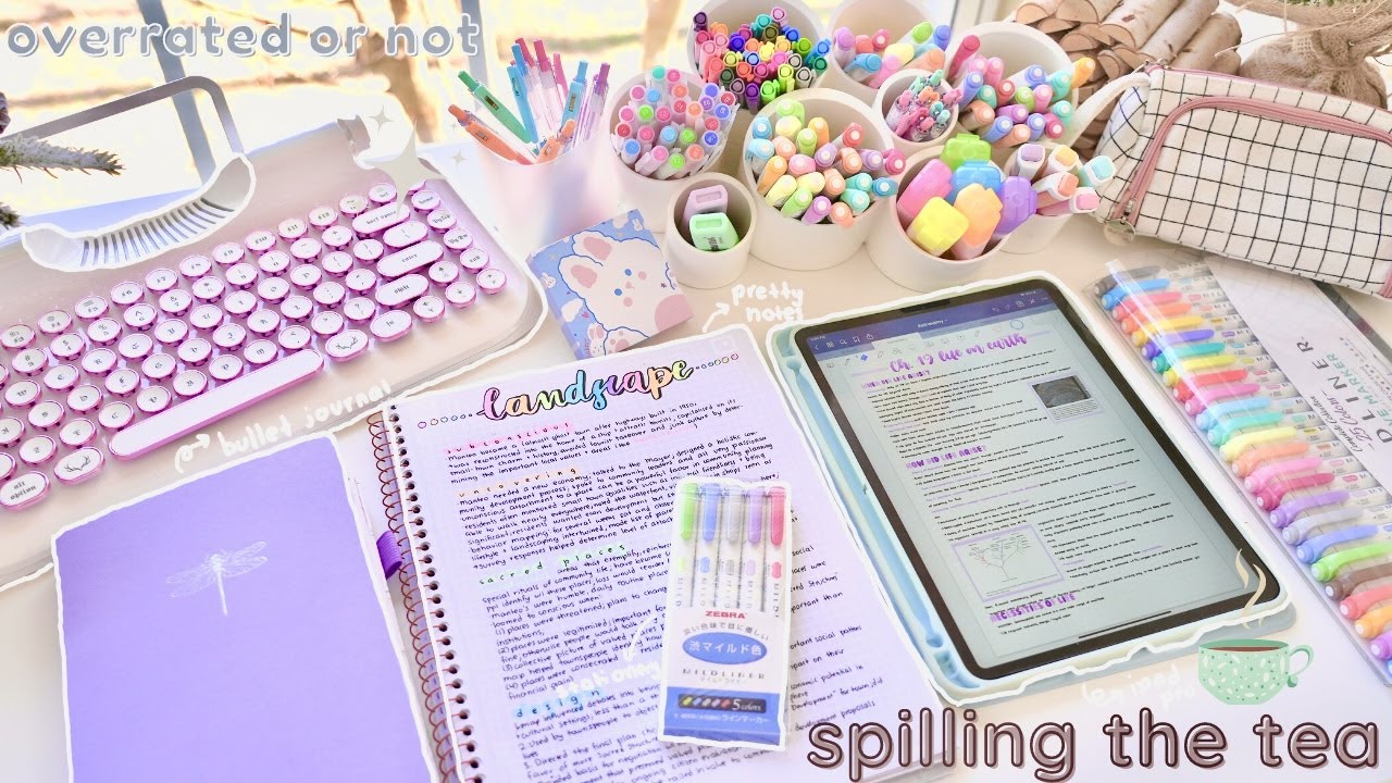 Переоцененные (или нет) тренды studytube ✨ красивые заметки, bullet journal, iPad Pro и многое другое, что того стоит?