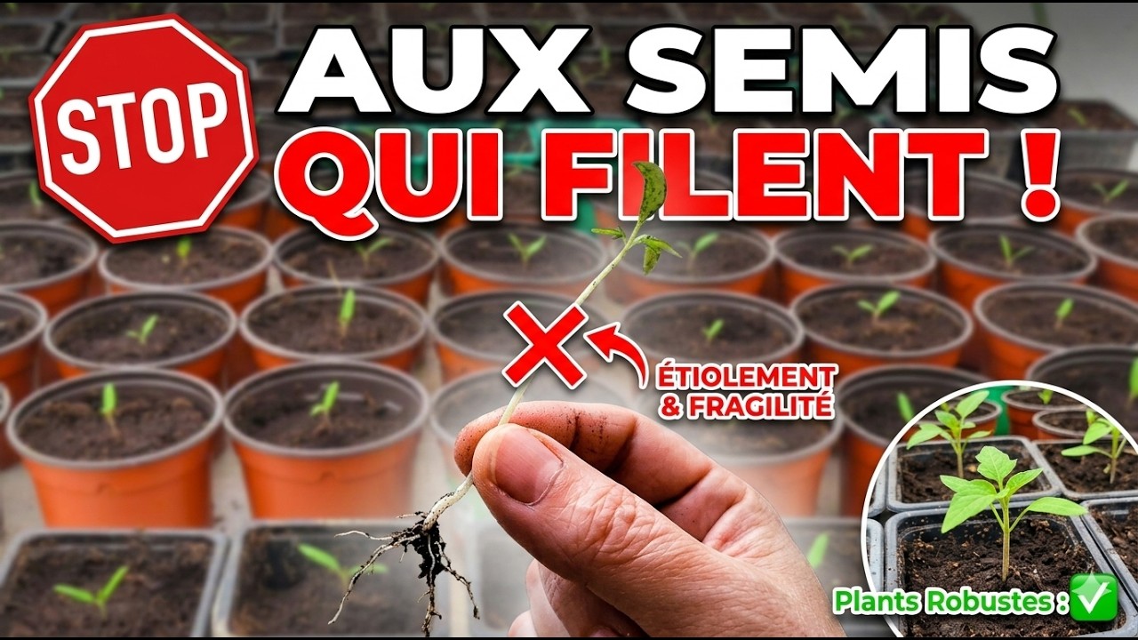 REUSSIR SES SEMIS DE TOMATES : Ne faites surtout pas ces 3 erreurs !!!