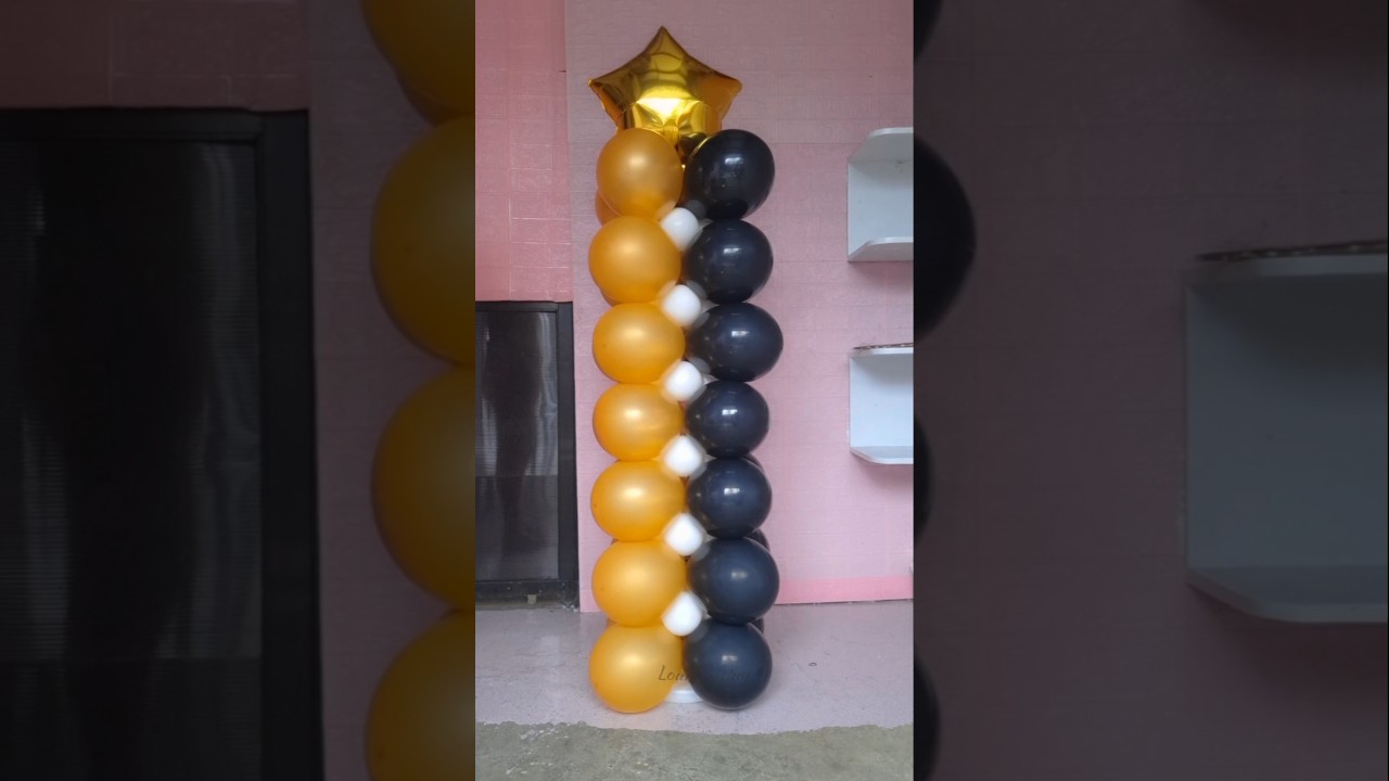 DIY BALLOON PILLAR STAND BALLOON COLUMN 
