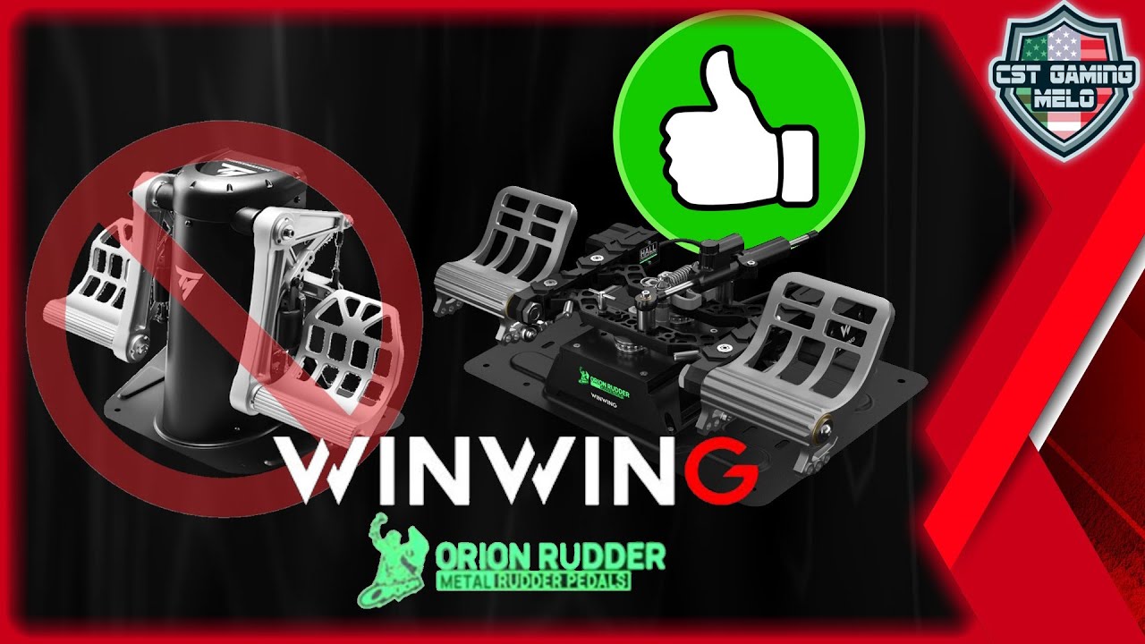 WinWing Rudder Pedals Review | Are these better than the competition? #winwing