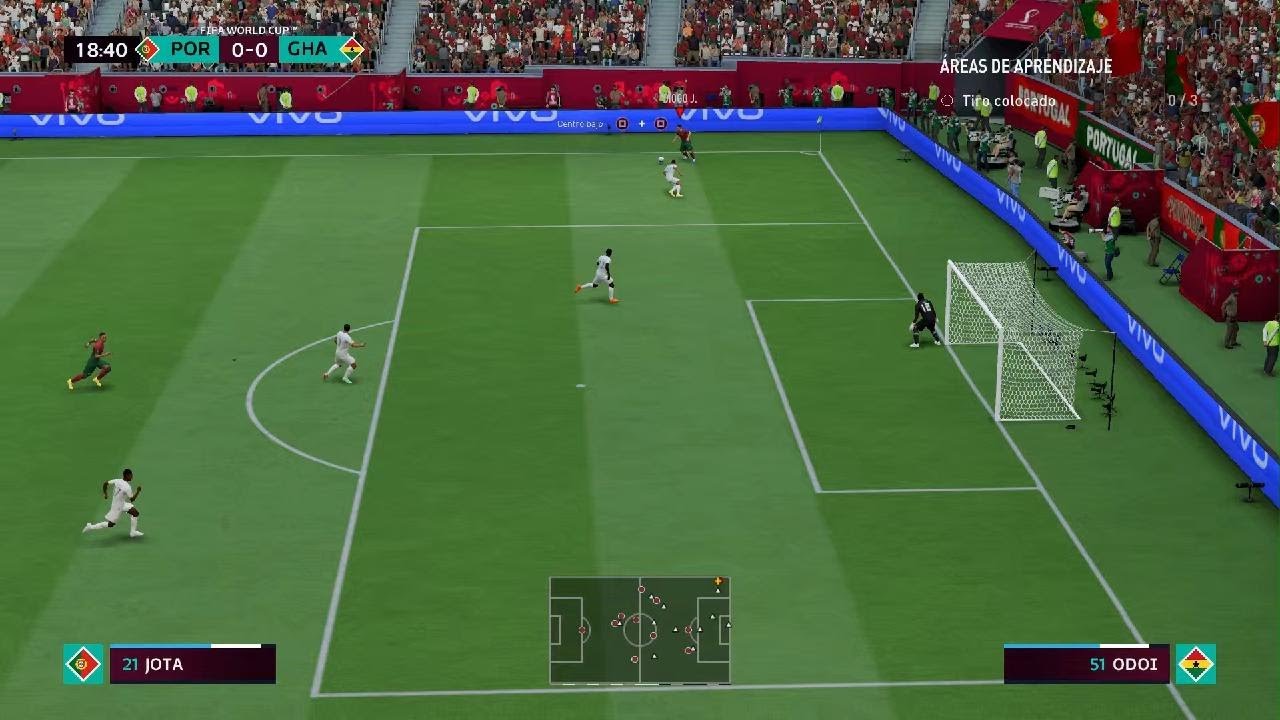 Portugal vs Ghana world cup Fifa 23 fase de grupos