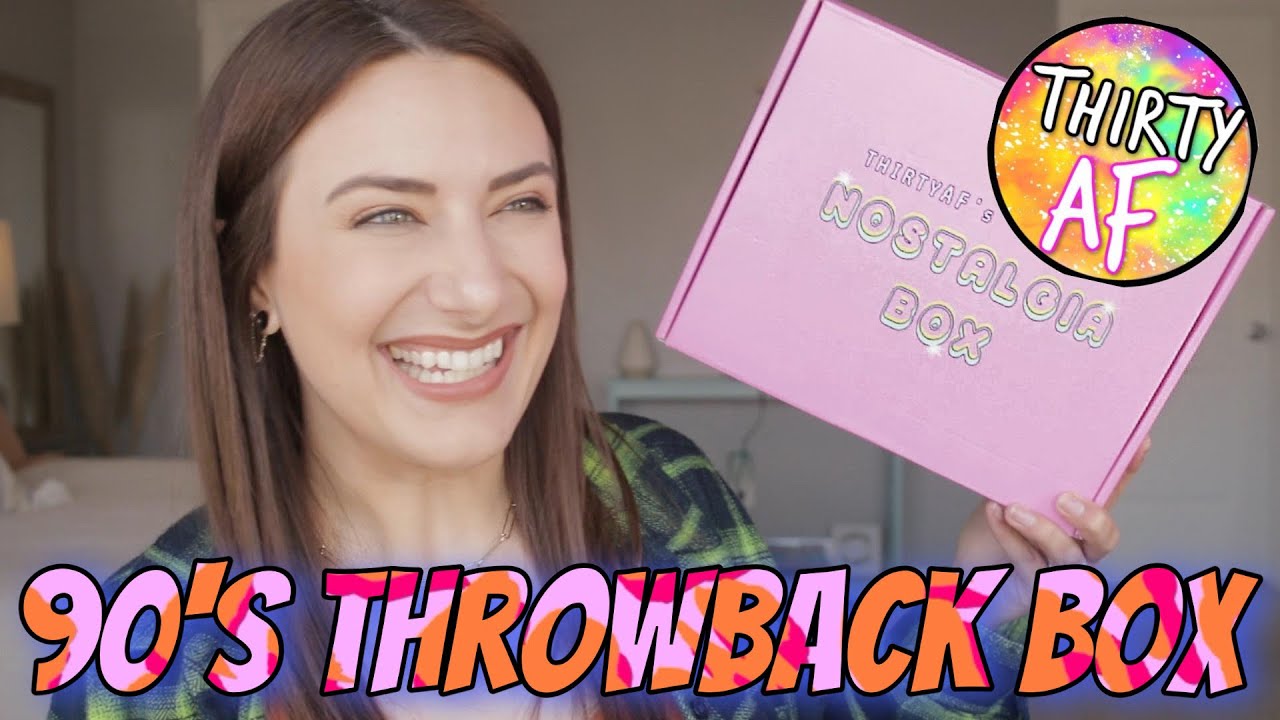 THIRTYAF's NOSTALGIA 90's BOX | A wild throwback for us Millennials!!