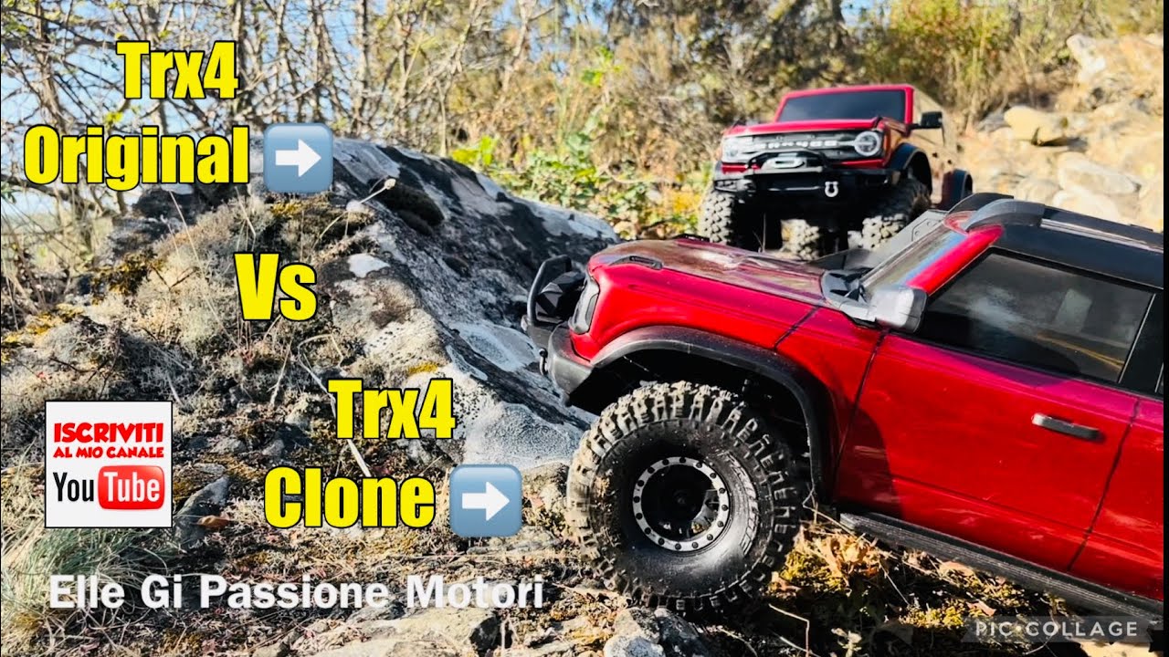 HB R1001(1002) Ford Bronco 2021 clone Trx4 Vs Trx4 Originale Ford Bronco 2021