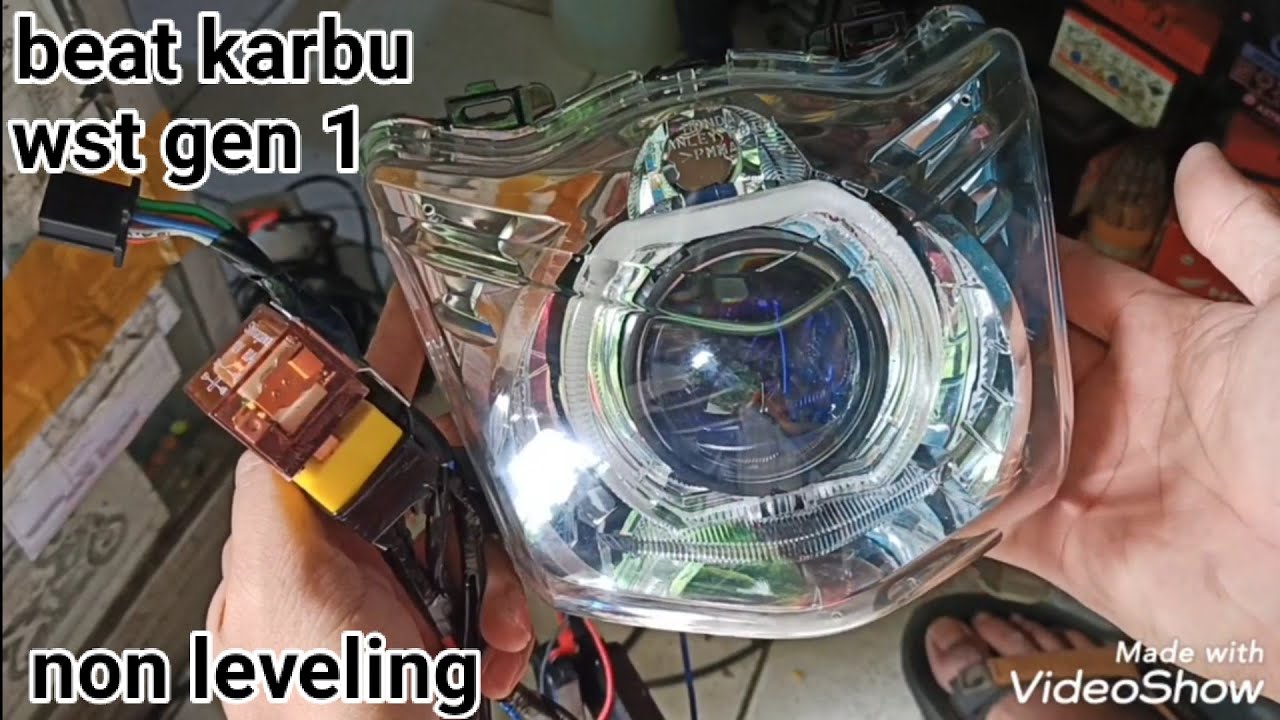cara pasang biled Wst gen 1 beat karbu non leveling LEED HID MOTOR