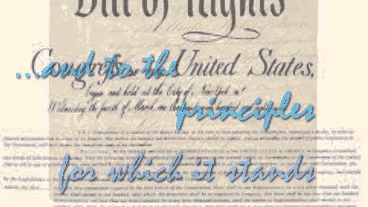 Pledge of Allegiance to the Constitution