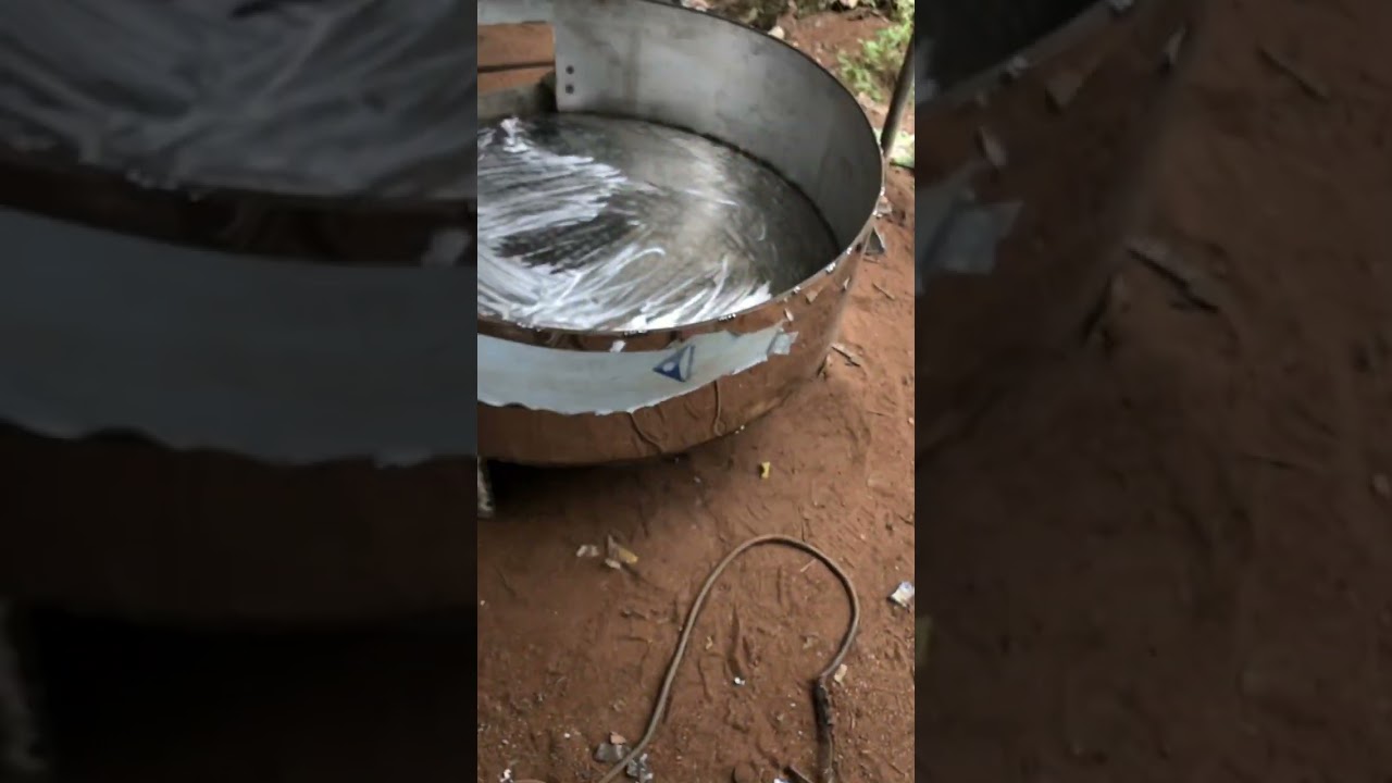 Construction of cassava/garri frying machine