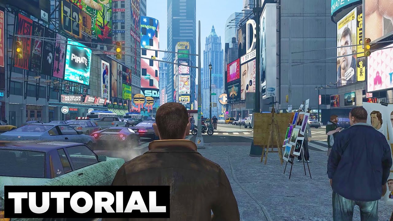 Как установить мод GTA 4 Real Life!