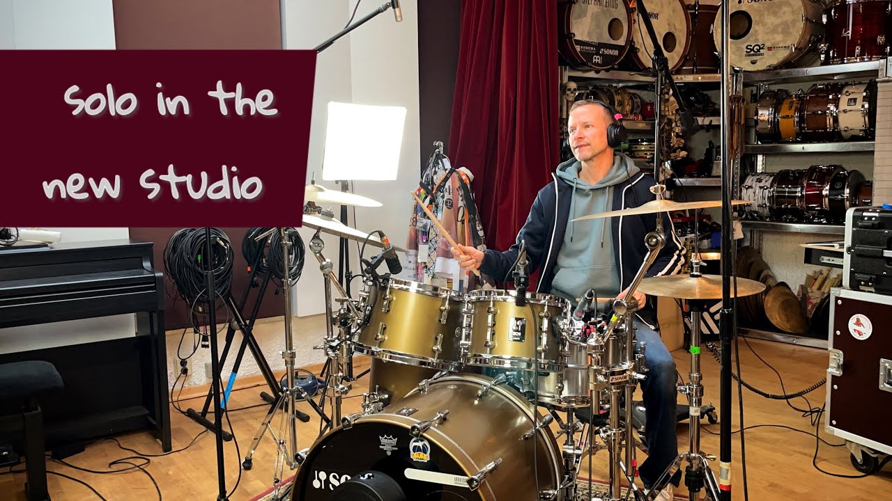 Soloing in the new studio room