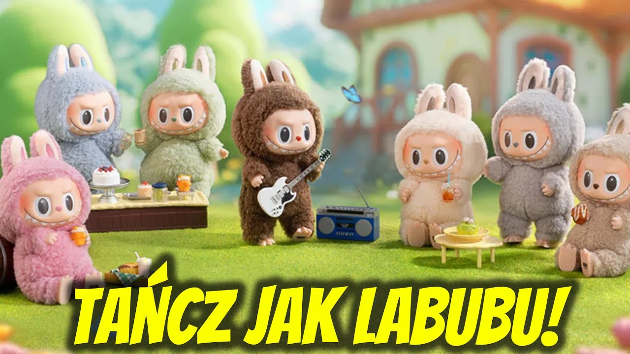 TAŃCZ JAK LABUBU 🎎🐰 WESOŁA PIOSENKA DLA DZIECI O MASKOTKACH LABUBU - KOCIE MELODIE 😸🎶