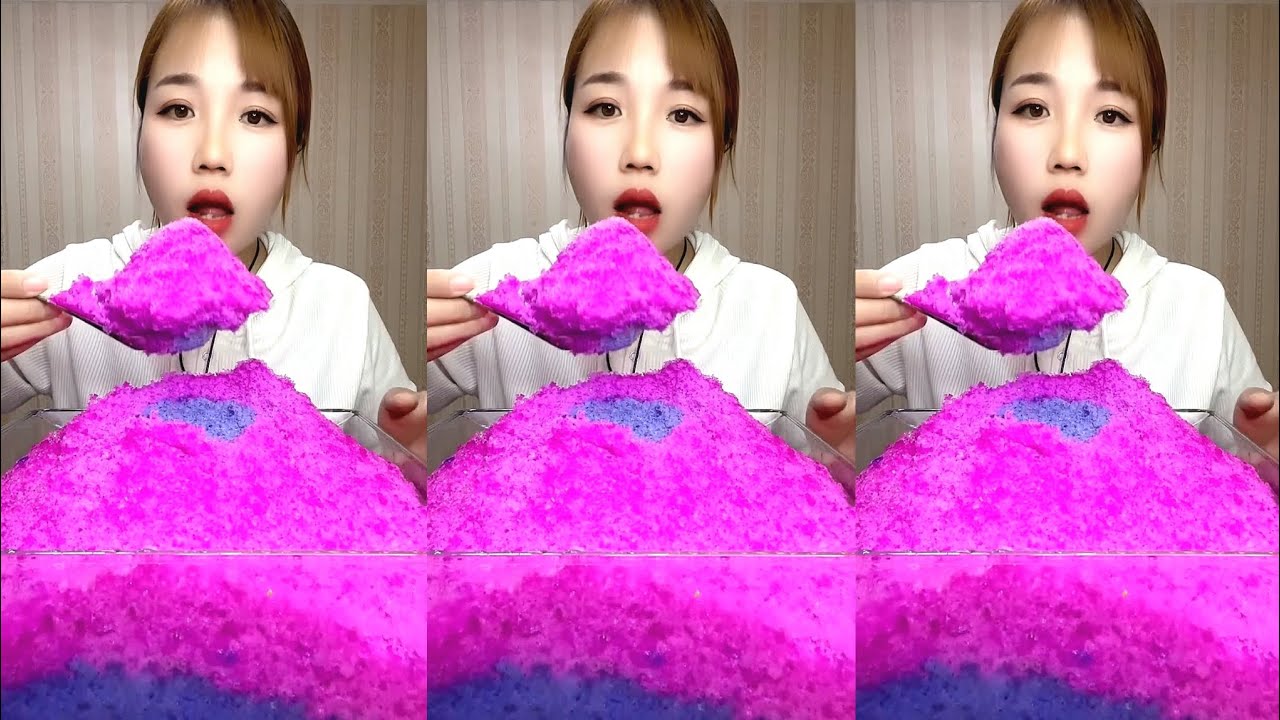 ASMR SHAVED ICE EATING