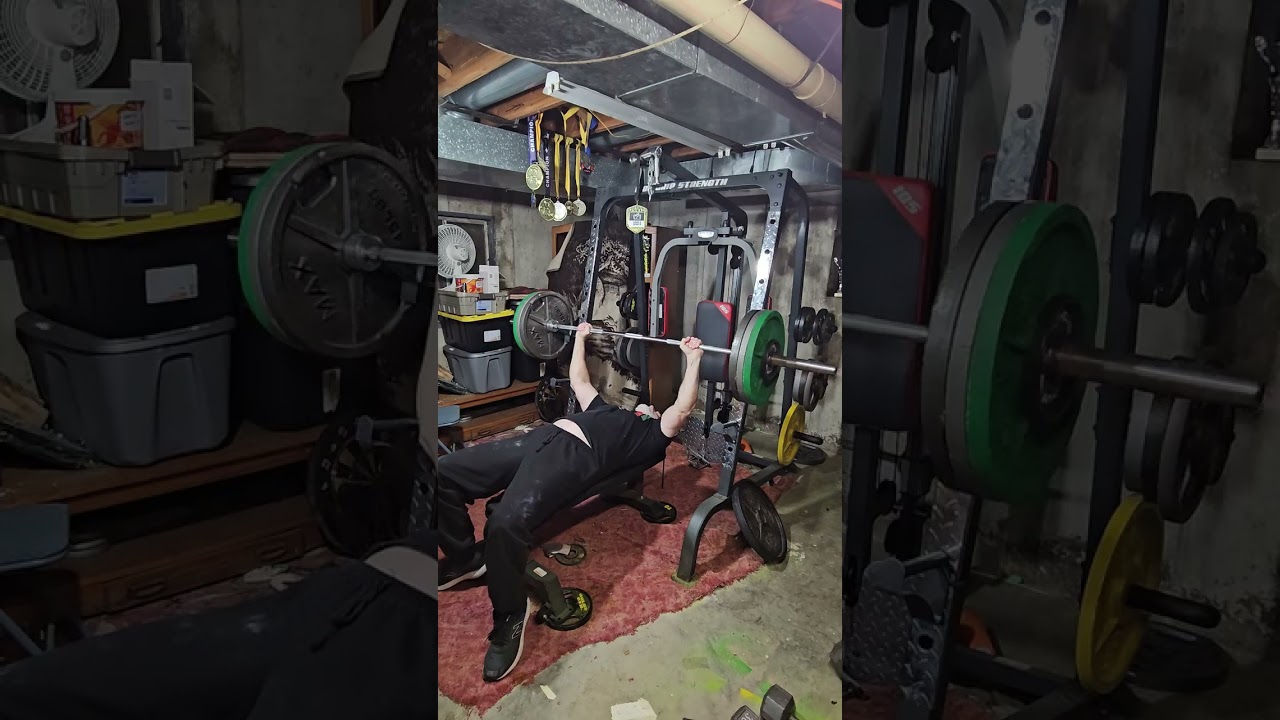 315 фунтов (143 кг) быстрая утренняя тренировка 💪 