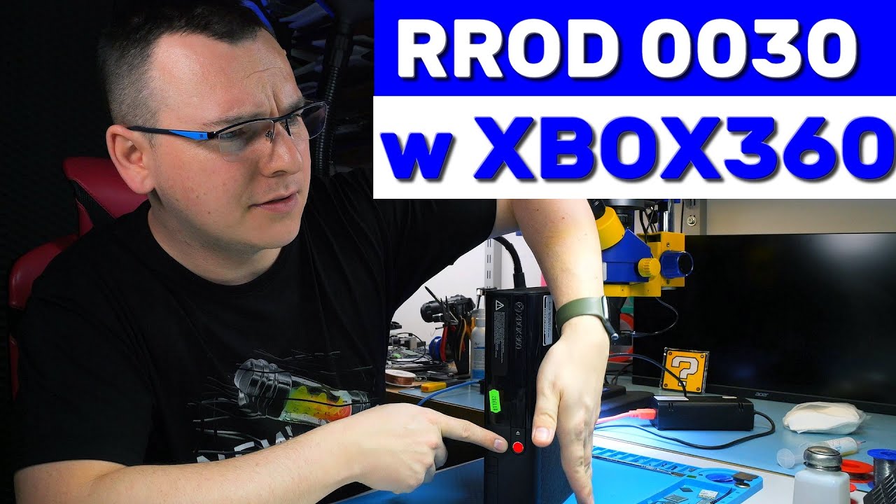 Dawno tego nie było...XBOX360E! Usterka RROD 0030