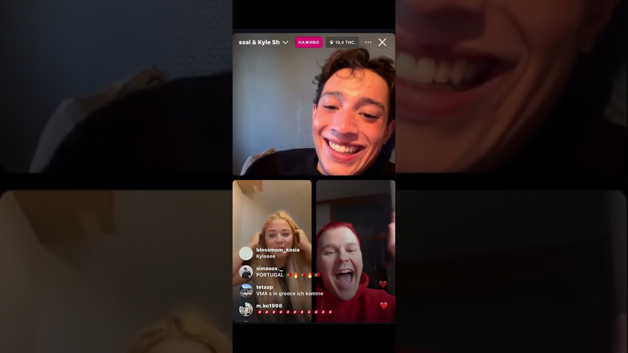 Instagram Live 25.05.2025 Replay: Kyle Alessandro, JJ & Sea Salt(beauty blender sissal)