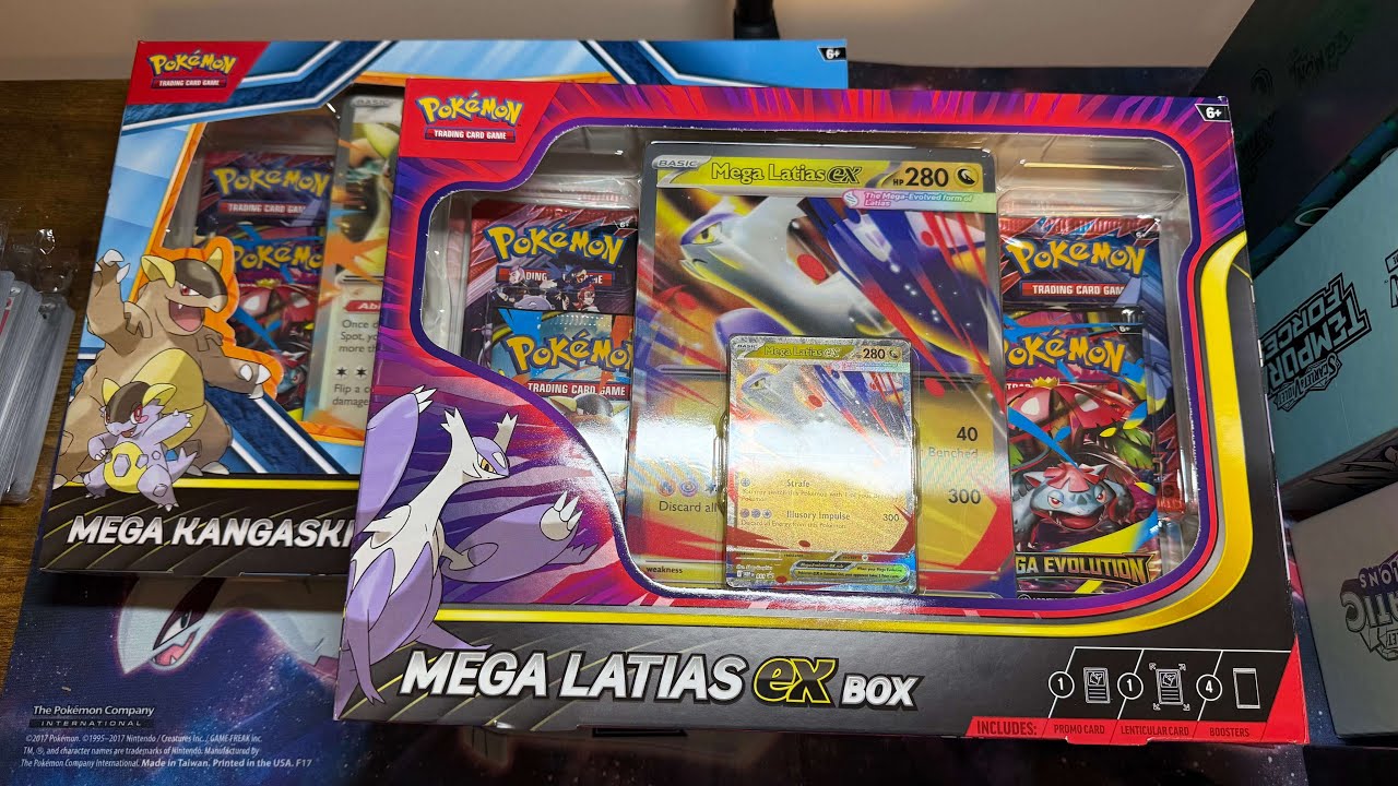 Opening a Mega Latias & Kangashkan ex Box