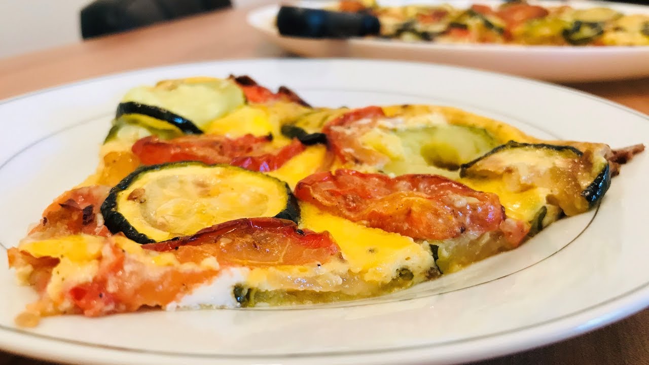 OMELETTE COURGETTES AU FOUR