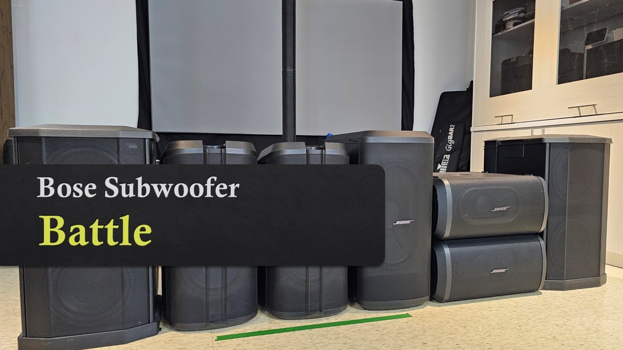 Bose Sub Battle ,  Sub1 , Sub2 , Pro16 , F1 Sub , 2x Sub1 , 2x Pro16Sub