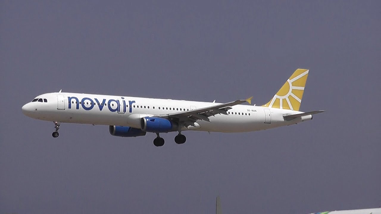 Novair take-offs and landing Rhodes LGRP