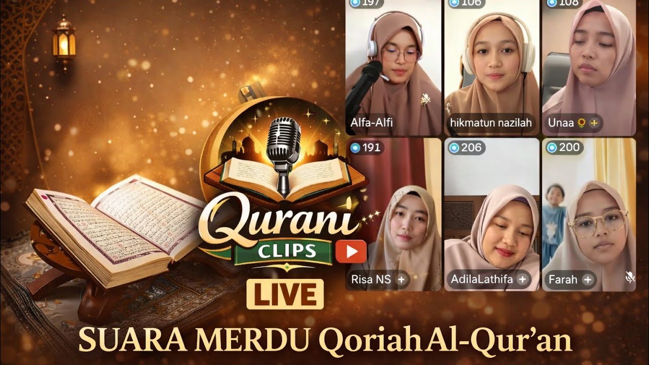 Live Qoriah Al-Qur'an Merdu | Dengarkan Sejenak