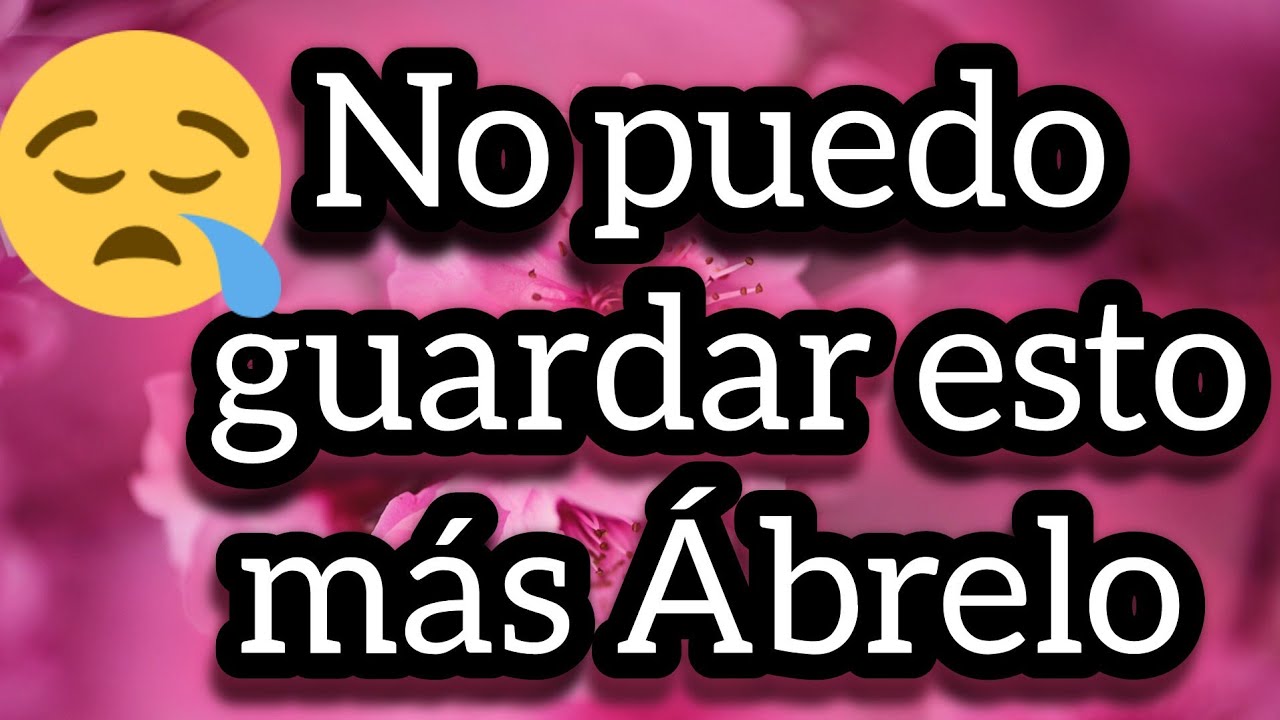 Esto es mas  fuerte que yo ya o puedo guardarlo mas princesa Escuchalo por favor querida
