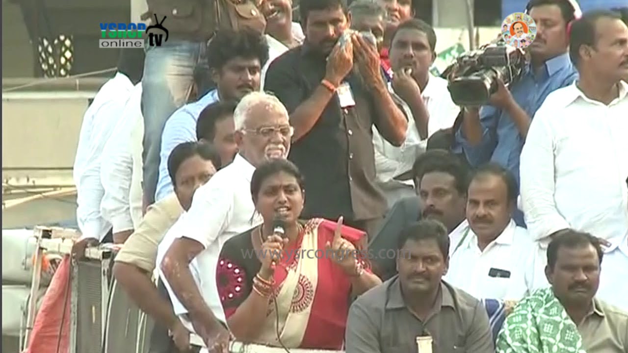 YSRCP MLA RK Roja Speech at Public Meeting held at Vadamalapeta in Nagari Constituency