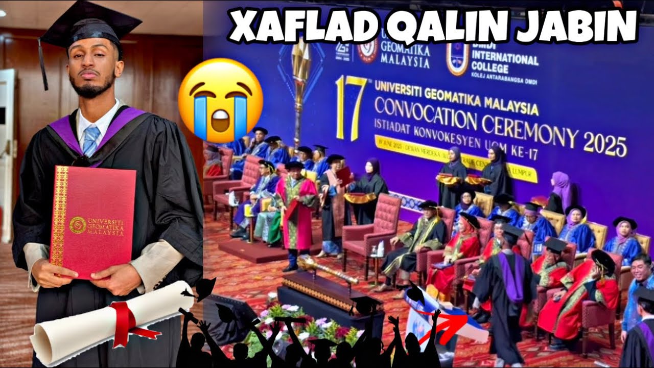 RIYADEYDA AYAA II RUMOWDAY FINALLY XAFLADII QALIN JABINTEEDA IYO SHAHAADO SHARAF LII GUDOONSIIYAY..?