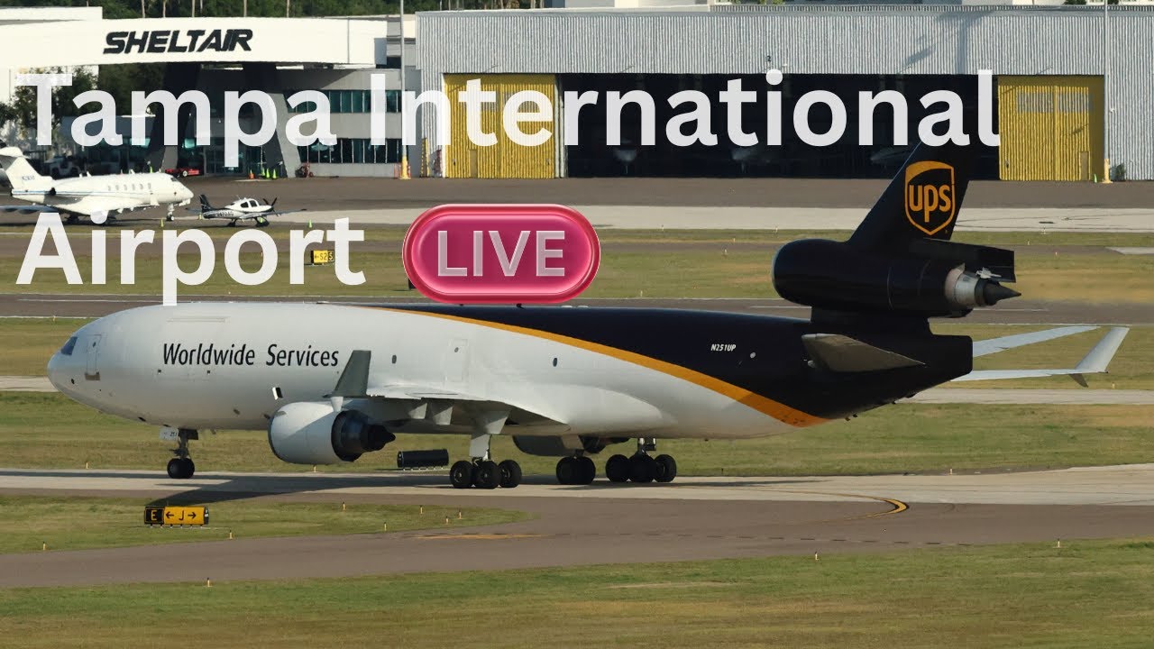 Tampa Airport LIVE! Planespotting Over Tampa Bay 🌊 | July 15, 2025