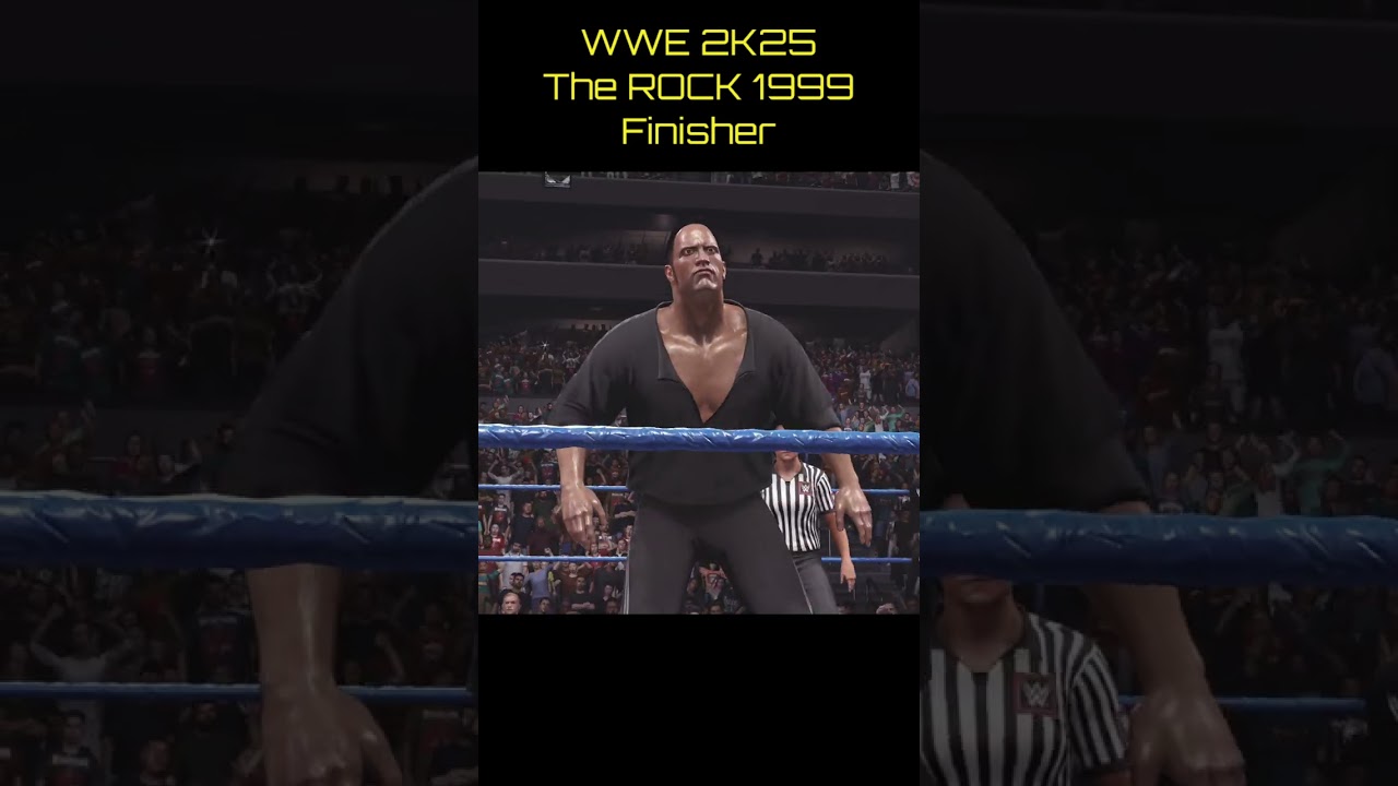 WWE 2K25 The ROCK Finisher Gameplay #wwe2k25 #wwe2k25mods #wwe2k25gameplay #therock #wwe #gameplay
