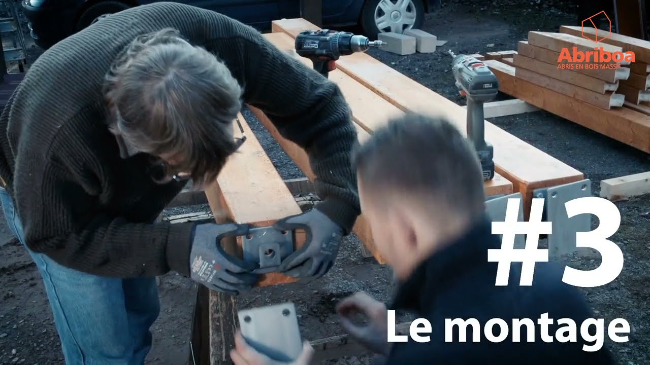 ABRIBOA tutorial pour le montage de votre abri en bois en kit 12/2020