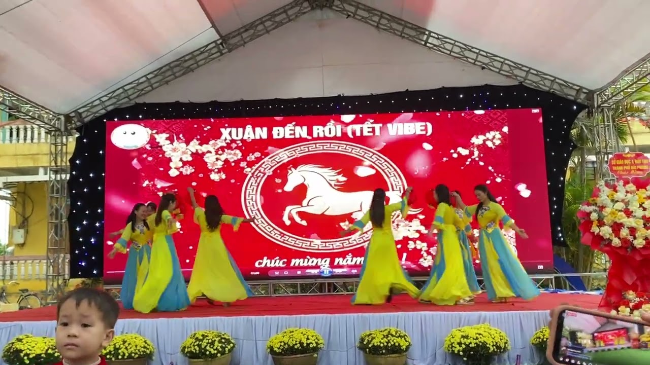 Xuân đến rồi - Giáo viên trường Mầm non Lam Sơn, xã Bắc Thanh Miện, tp Hải Phòng