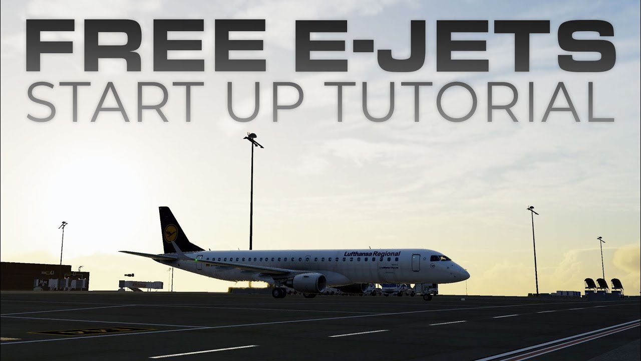 Free E-Jets for X-Plane 12 | Cold & Dark Engine Startup Tutorial