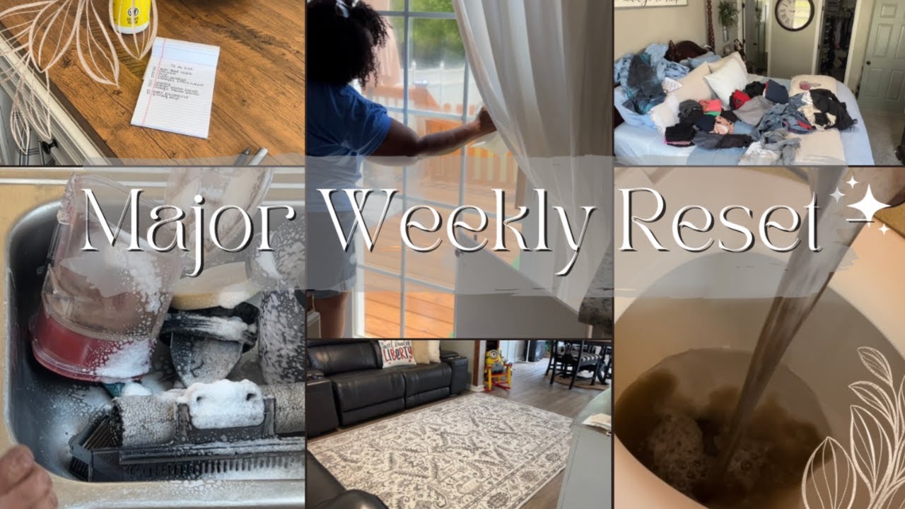 Major Weekly Reset/ Cleaning Motivation/ Clean with me