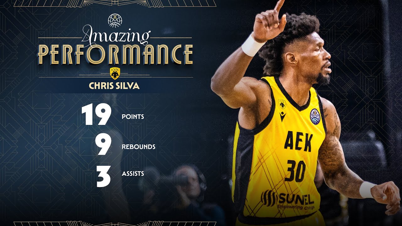 Chris Silva’s ENERGY is different - 19 PTS to send AEK BC to Round of 16 | #BasketballCL 2025-26
