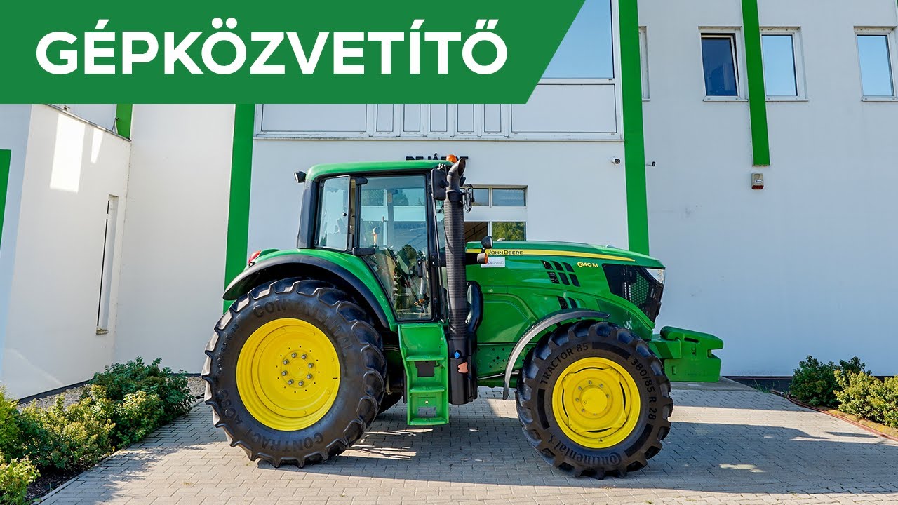 John Deere 6140M traktor | G&Eacute;PK&Ouml;ZVET&Iacute;TŐ | 01
